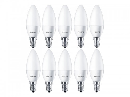 10x E14 LED žarnica PHILIPS 5W - MLEČNA